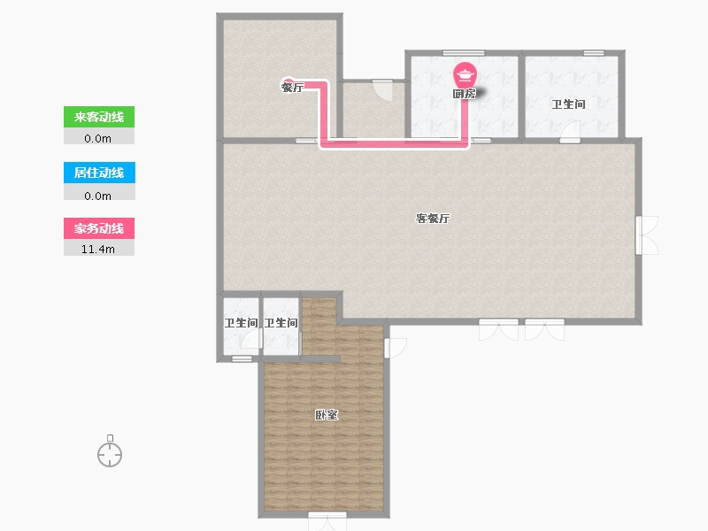 江苏省-常州市-绿城江南里-216.00-户型库-动静线