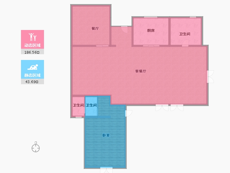 江苏省-常州市-绿城江南里-216.00-户型库-动静分区