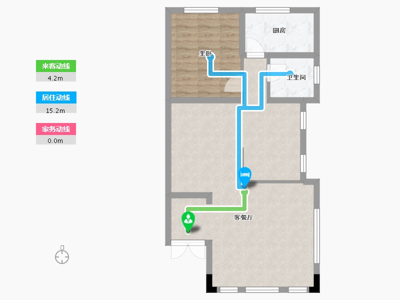 江苏省-徐州市-田昌华府-67.96-户型库-动静线