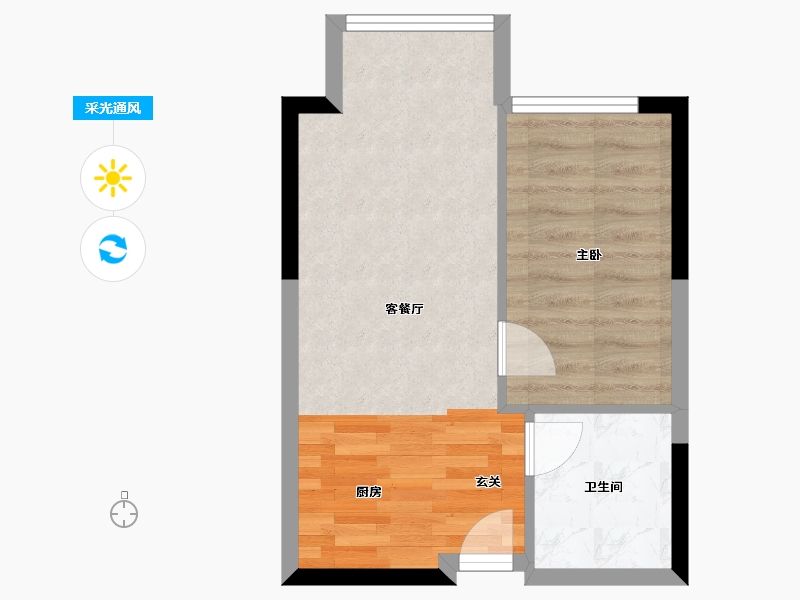 云南省-昆明市-滇池明珠万达广场-38.07-户型库-采光通风