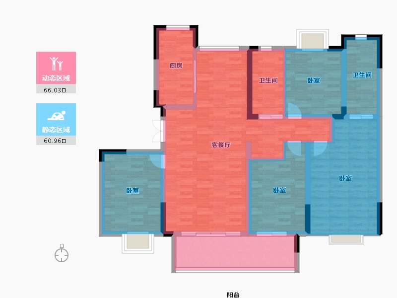 安徽省-宿州市-宿州天元府-114.00-户型库-动静分区