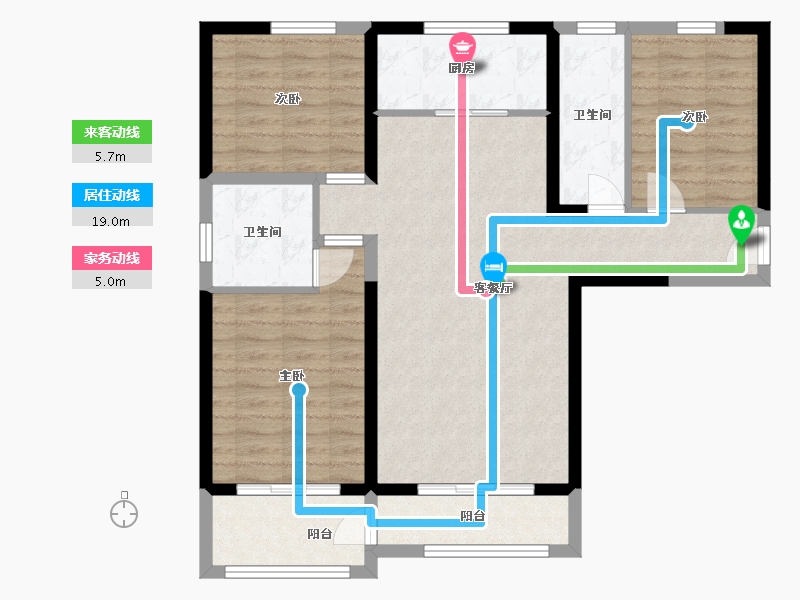 甘肃省-兰州市-傲润天顺祥-92.72-户型库-动静线