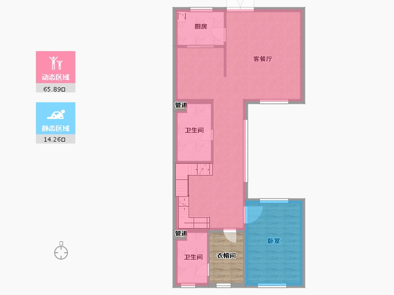 山西省-大同市-紫云华城-77.57-户型库-动静分区