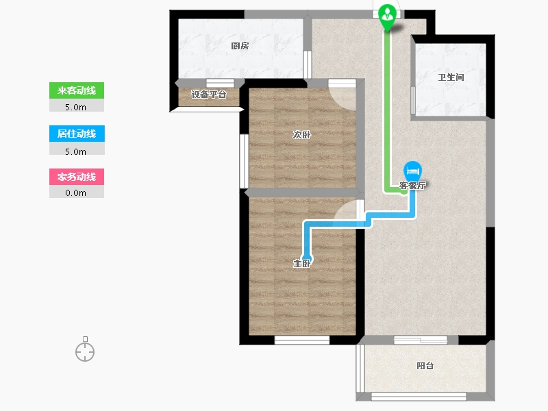 甘肃省-兰州市-傲润天顺祥-65.81-户型库-动静线