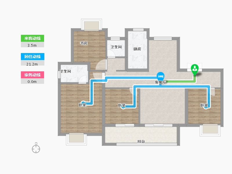 江苏省-常州市-遥光辰苑-101.00-户型库-动静线