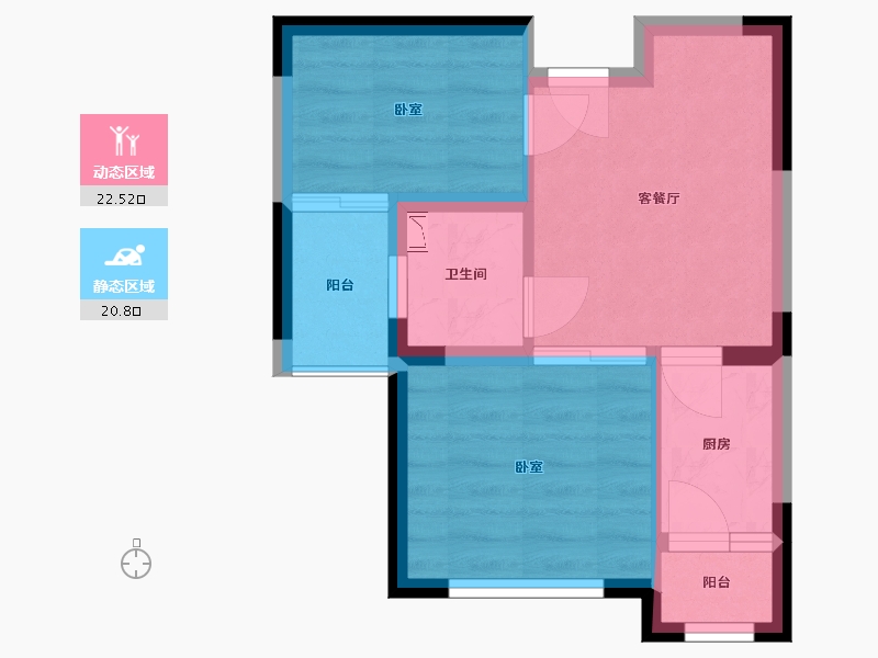 江西省-抚州市-汇丰·瀚林苑-37.75-户型库-动静分区