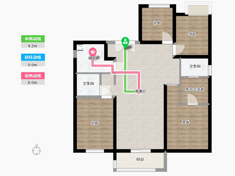 甘肃省-兰州市-文鑫时代星空-90.00-户型库-动静线