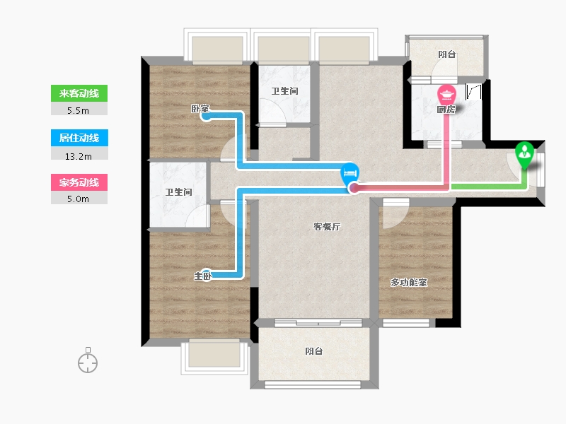 广西壮族自治区-百色市-德能盛世靖城-78.01-户型库-动静线