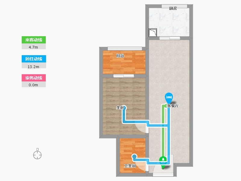 陕西省-西安市-魅力长安-58.00-户型库-动静线