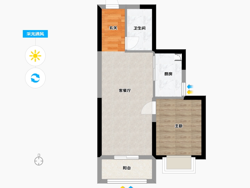 甘肃省-兰州市-傲润天顺祥-44.92-户型库-采光通风