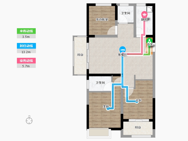 江苏省-南京市-明发北站中心-87.58-户型库-动静线