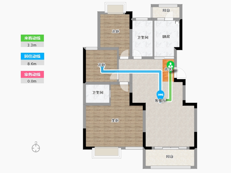 江苏省-南京市-橡树城-109.01-户型库-动静线