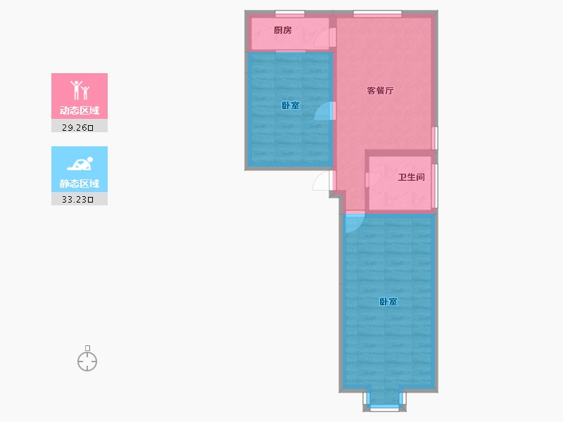 甘肃省-兰州市-北海水印泉山-55.27-户型库-动静分区