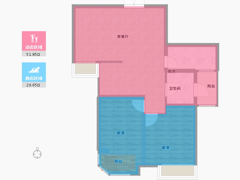 江苏省-徐州市-国华天域-74.00-户型库-动静分区