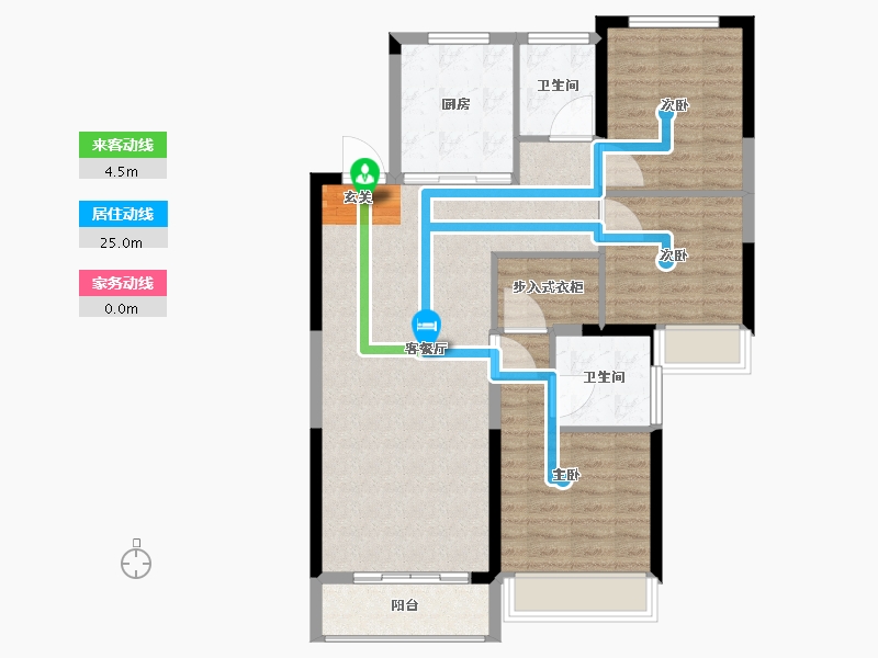 陕西省-西安市-中天峯悦-92.00-户型库-动静线