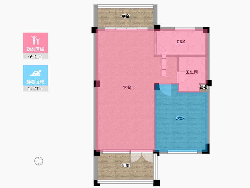 广西壮族自治区-北海市-碧桂园北纬21°-68.51-户型库-动静分区