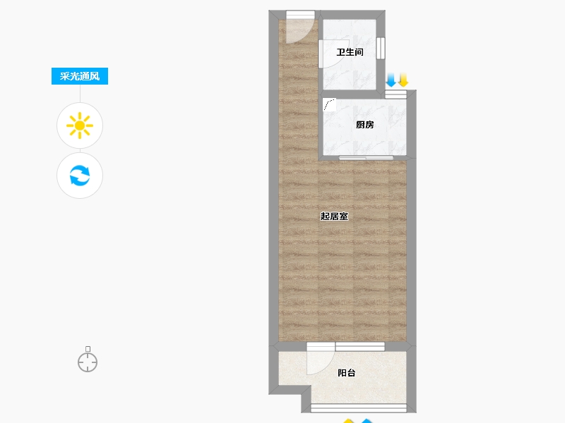 辽宁省-葫芦岛市-恒泰·时间海-34.04-户型库-采光通风