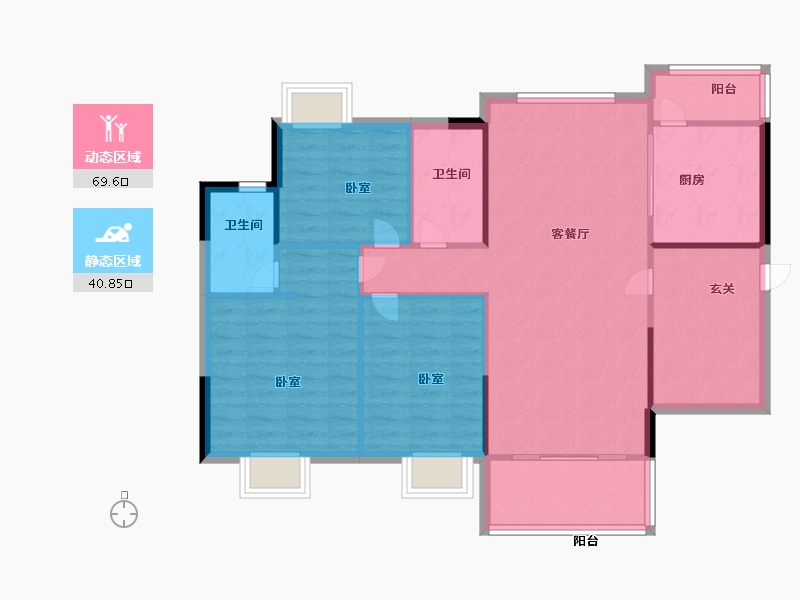 江西省-抚州市-家和十里桃源-101.00-户型库-动静分区