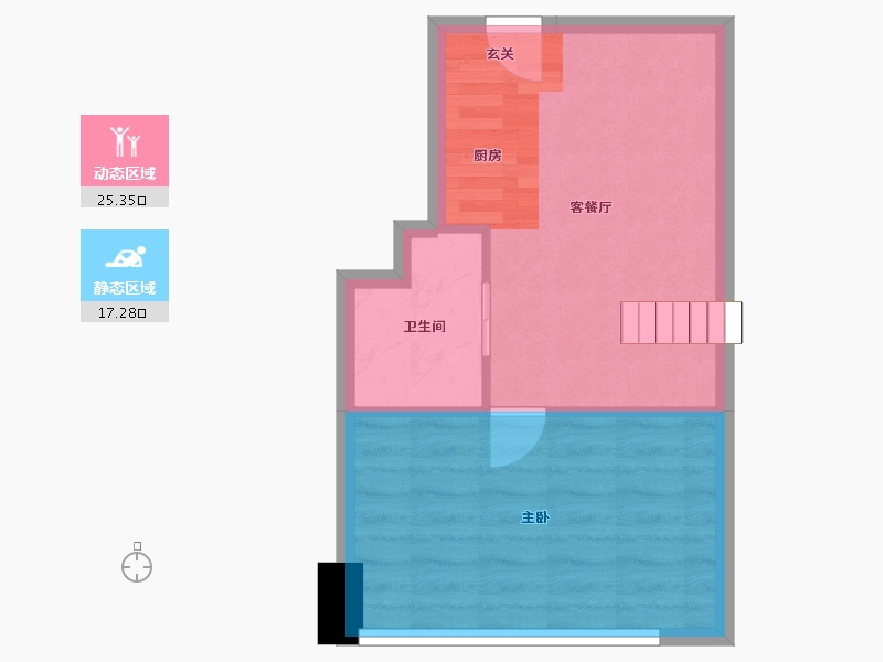 云南省-昆明市-滇池明珠万达广场-38.60-户型库-动静分区