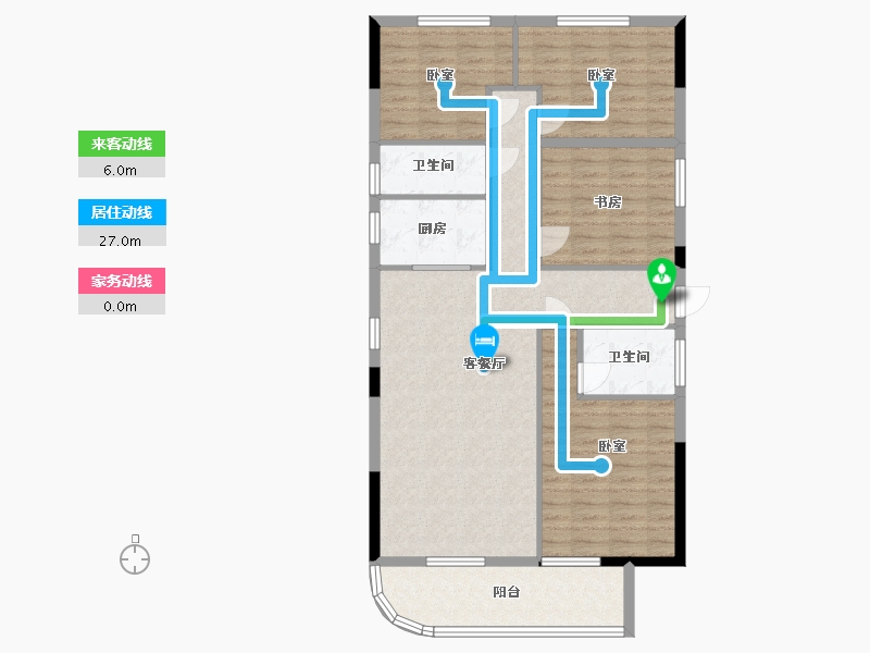 广西壮族自治区-玉林市-中鼎绿城中心-108.28-户型库-动静线