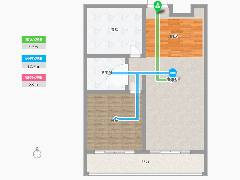 江苏省-苏州市-水秀天地-92.00-户型库-动静线