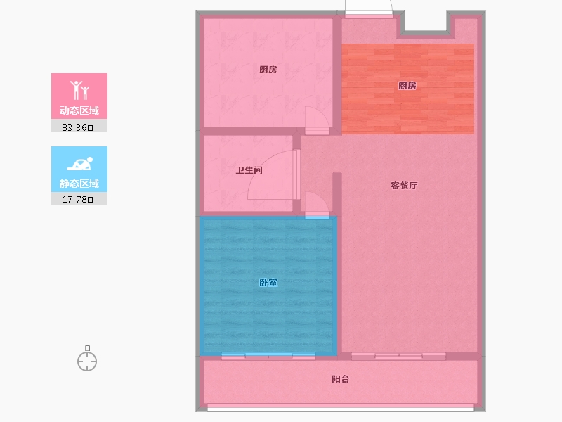 江苏省-苏州市-水秀天地-92.00-户型库-动静分区