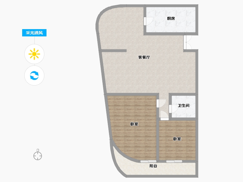 江苏省-苏州市-水秀天地-121.54-户型库-采光通风