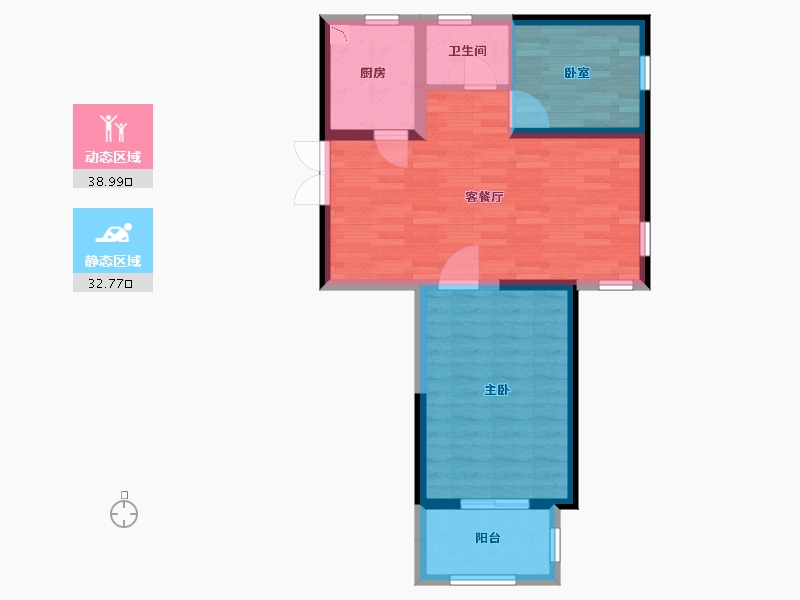 陕西省-西安市-智慧公馆-64.10-户型库-动静分区