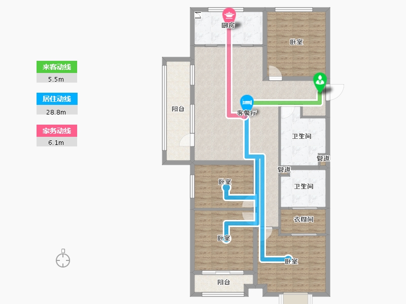 山西省-大同市-大同富力悦玺-132.00-户型库-动静线