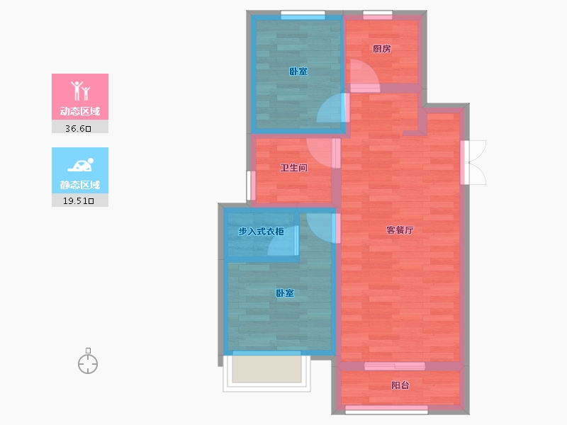 甘肃省-兰州市-国际旅游港中央首府-49.00-户型库-动静分区