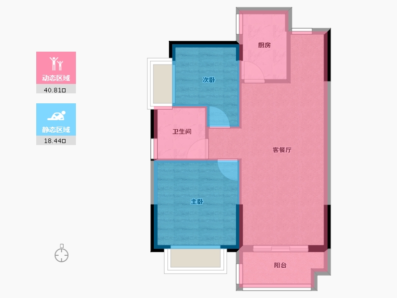 广西壮族自治区-梧州市-大都茗城-53.12-户型库-动静分区