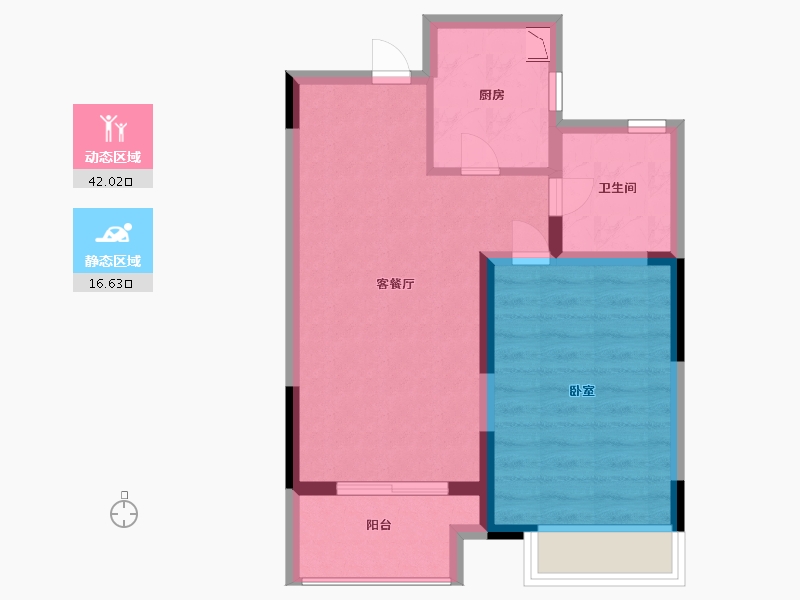 江苏省-无锡市-耘林生命公寓-52.00-户型库-动静分区