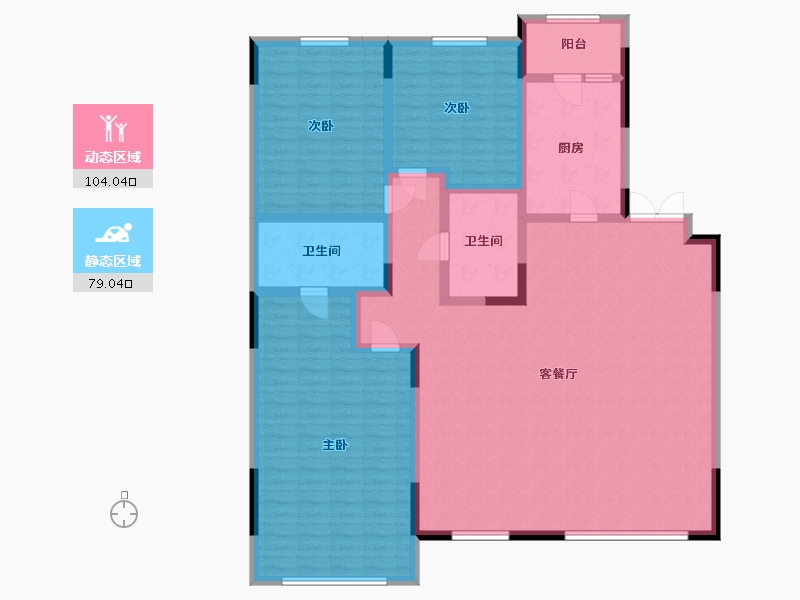 黑龙江省-哈尔滨市-上和·树-167.00-户型库-动静分区