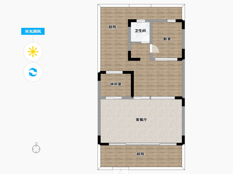 云南省-西双版纳傣族自治州-悦景庄西双版纳-106.75-户型库-采光通风