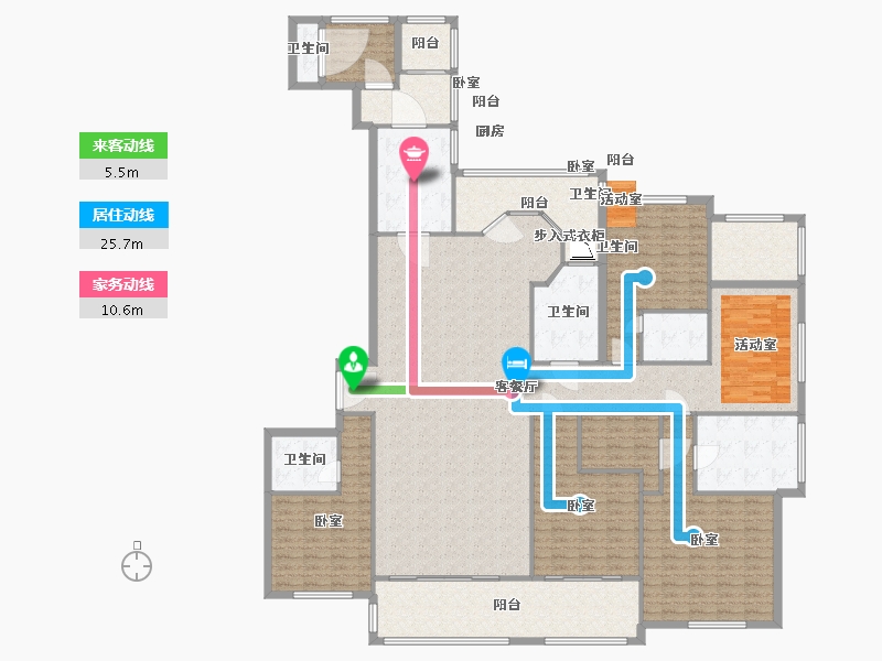 浙江省-杭州市-康恒悦麒美寓-248.09-户型库-动静线