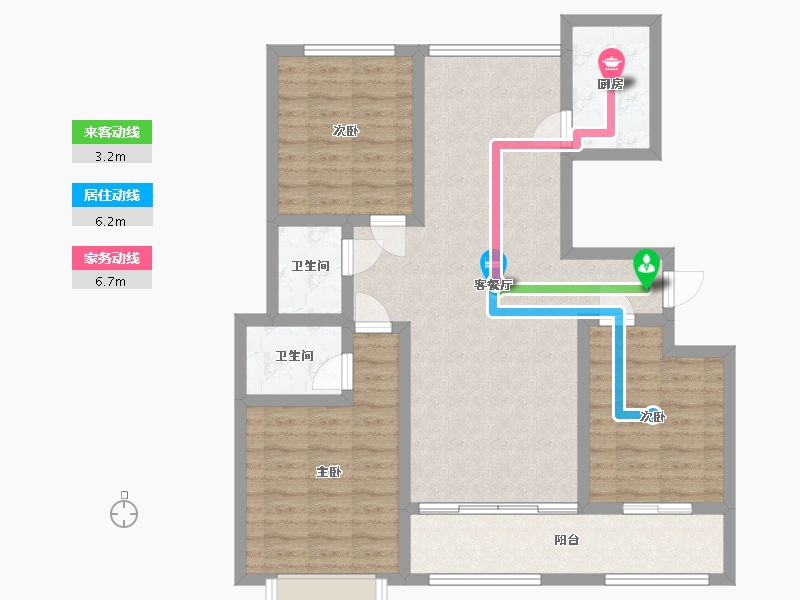 山东省-泰安市-东平锦悦府-93.94-户型库-动静线