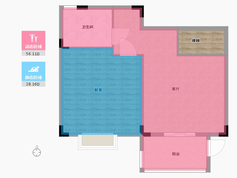 江苏省-无锡市-金洋奥澜-82.01-户型库-动静分区