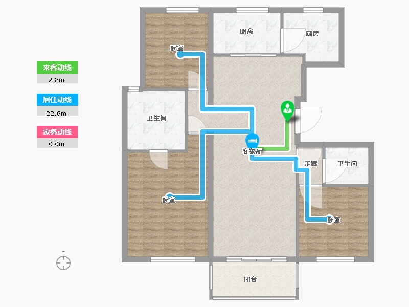 江苏省-南京市-新城璞樾钟山-112.01-户型库-动静线