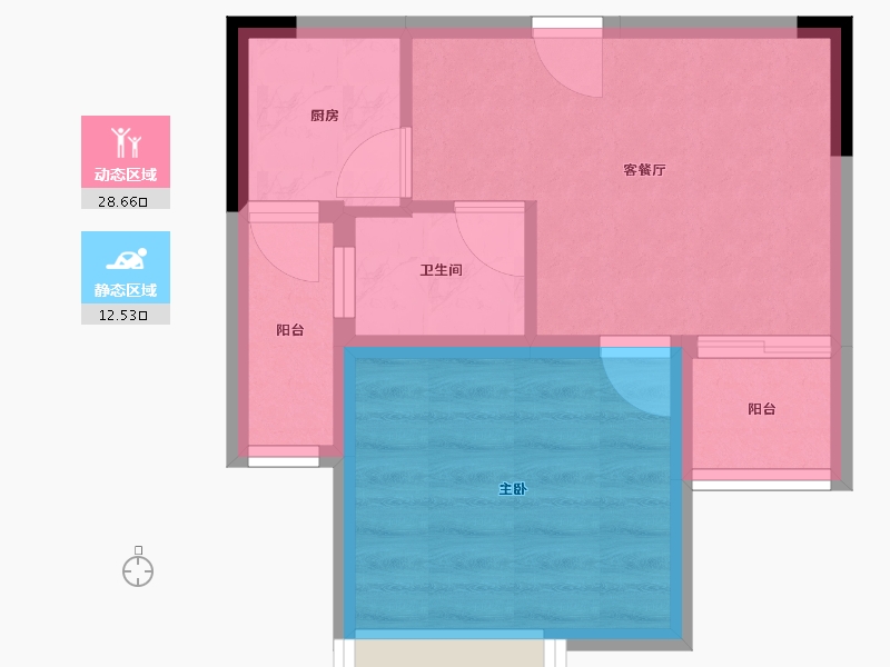 广西壮族自治区-北海市-星海名城三期-35.99-户型库-动静分区