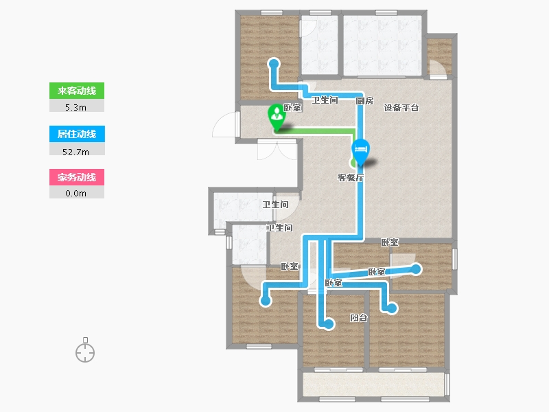 江苏省-南京市-高科紫微堂-167.00-户型库-动静线