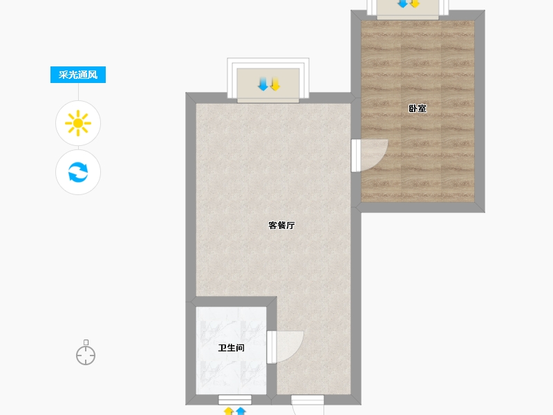 河北省-唐山市-唐山恒大华府-38.31-户型库-采光通风