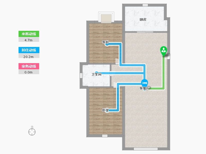 辽宁省-辽阳市-辽阳泛美华庭-86.06-户型库-动静线