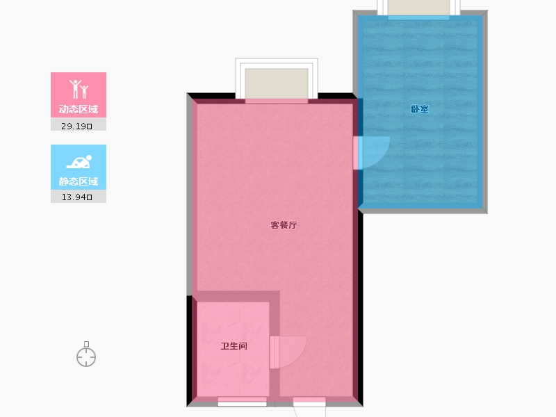 河北省-唐山市-唐山恒大华府-38.26-户型库-动静分区