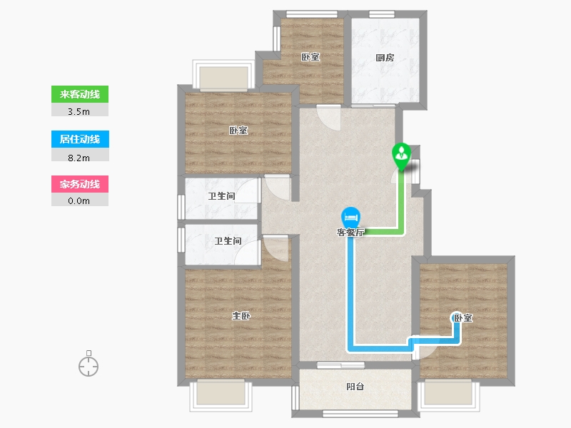 江苏省-无锡市-中隆润熙府-94.00-户型库-动静线