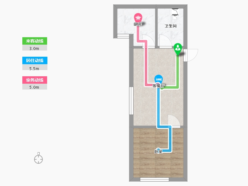 陕西省-西安市-当代宏府MOMΛ-34.42-户型库-动静线