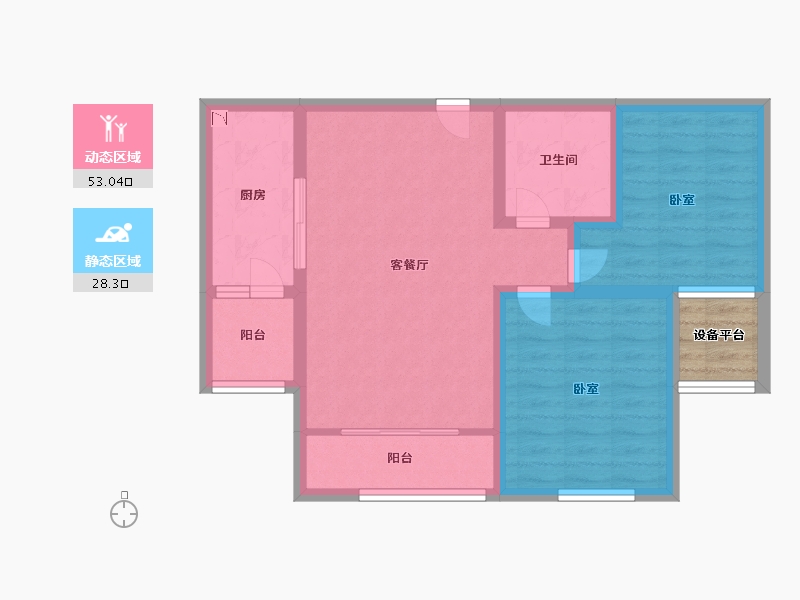 山西省-太原市-悦唐·慧和郡-75.00-户型库-动静分区