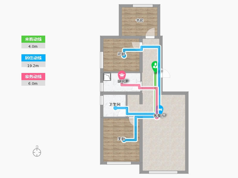 黑龙江省-哈尔滨市-融创城·领域-70.85-户型库-动静线