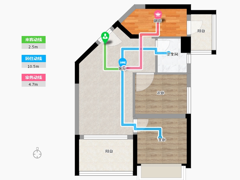 海南省-三亚市-碧桂园珊瑚宫殿-54.19-户型库-动静线