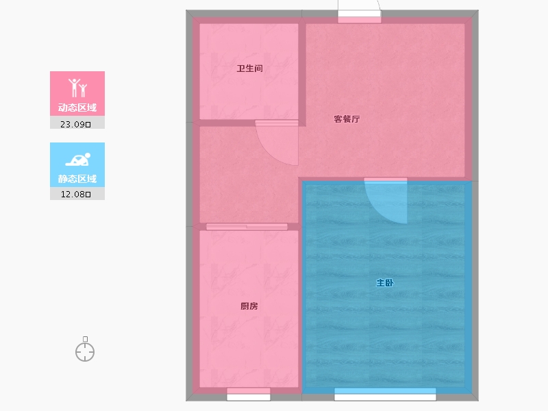 辽宁省-抚顺市-南一雅苑-31.46-户型库-动静分区