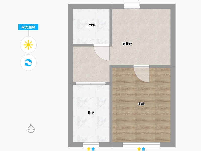 辽宁省-抚顺市-南一雅苑-31.46-户型库-采光通风